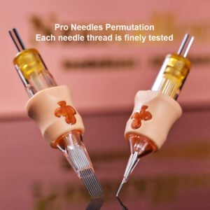 Needlehouse 10PCS Clover Finger Ledge Tattoo Needles Cartridge Professional Disposable Cartridges Round Curved Magnum Single Stack Magnum for Rotary Tattoo Machines