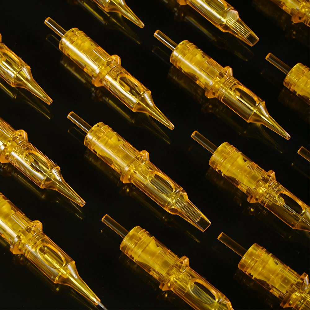 OEM Tattoo/PMU Cartridge Needles Samples for Customize Your Brand Amber Series 30pcs - Image 3