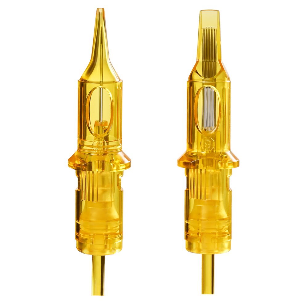 OEM Tattoo/PMU Cartridge Needles Samples for Customize Your Brand Amber Series 30pcs - Image 5